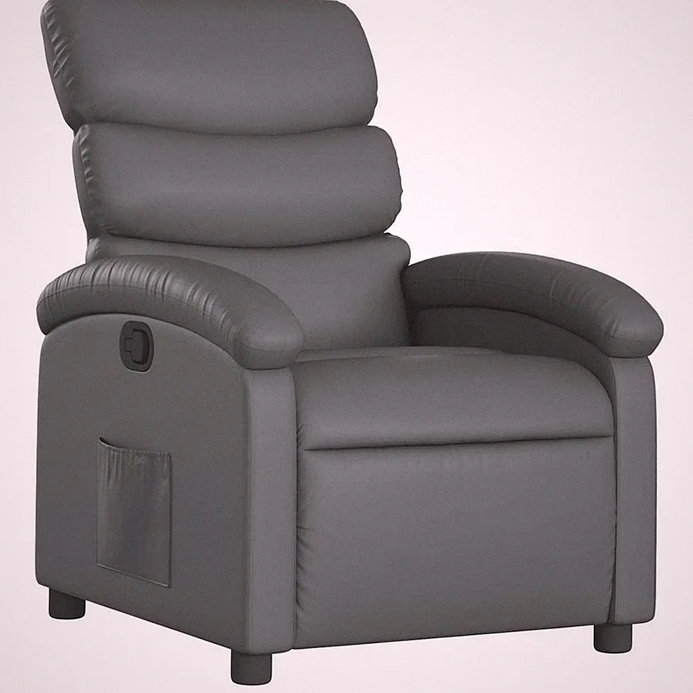 Recliner Chair Adjustable Reclining Armchair Home Theater Faux Leather vidaXL